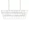 Стеклянная подвесная люстра Gradient 10482/1200R White белая Loft It