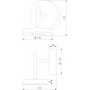 Настенный светильник уличный Verano 35185/D черный круглый белый Elektrostandard