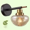 Стеклянное бра Oahe GRLSP-8143 форма шар цвет янтарь LGO