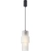 Стеклянный подвесной светильник Stapel 4345-1P цилиндр белый F-Promo
