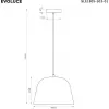 Подвесной светильник Blank SLE1805-503-01 белый конус Evoluce