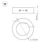 Точечный светильник SP 019550 белый цилиндр Arlight