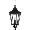 Стеклянный уличный светильник подвесной Cotswold Lane FE-COTSLN8-L-BK прозрачный конус Feiss