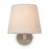 Бра Butler FR2057WL-01BG бежевое конус Freya
