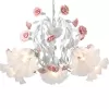 Стеклянная подвесная люстра Fiori Di Rose Fiori di rose 111.5 белая Lucia Tucci Стеклянная подвесная люстра Fiori Di Rose Fiori di rose 111.5 белая Lucia Tucci