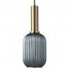 Стеклянный подвесной светильник Iris  2070-A+BR цилиндр черный Loft It