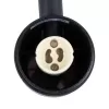 Стеклянный архитектурная подсветка  UUL-S22D-2x35W/GU10 IP65 BLACK цилиндр черный Uniel