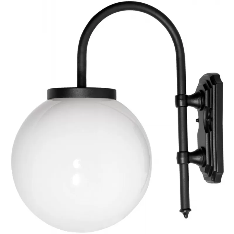Настенный фонарь уличный GLOBO L 88202L/10A Bl форма шар белый Oasis Light Настенный фонарь уличный GLOBO L 88202L/10A Bl форма шар белый Oasis Light