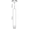 Трековый светильник Artline 59709 8 цилиндр белый