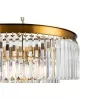 Хрустальная подвесная люстра Triumph 7383/8P BR прозрачная iLamp