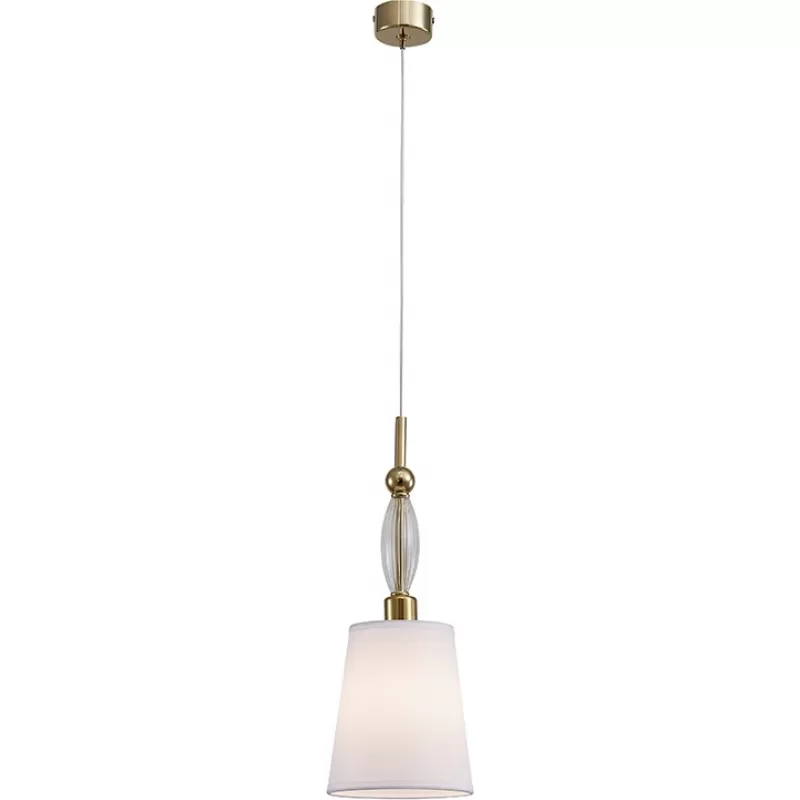 Подвесной светильник 4370 4371/S gold белый конус Newport Подвесной светильник 4370 4371/S gold белый конус Newport