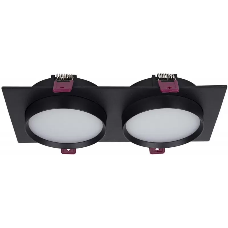 Точечный светильник Vasto 4648-2C черный цилиндр Favourite Точечный светильник Vasto 4648-2C черный цилиндр Favourite