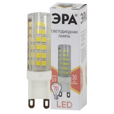 Лампочка светодиодная LED JCD-7W-CER-827-G9 ЭРА Лампочка светодиодная LED JCD-7W-CER-827-G9 ЭРА