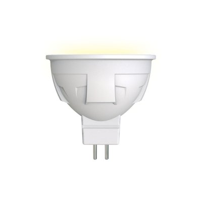 Лампочка светодиодная  LED-JCDR 6W/WW/GU5.3/FR PLP01WH картон Uniel