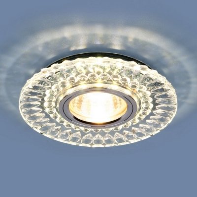 Точечный светильник 2197-2198 2197 MR16 CL/SL прозрачный/серебро Elektrostandard