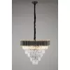 Хрустальная подвесная люстра Corleone OML-69803-15 прозрачная Omnilux