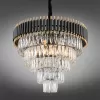 Хрустальная подвесная люстра Corleone OML-69803-15 прозрачная Omnilux
