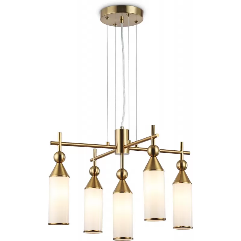 Стеклянная подвесная люстра HIGH LIGHT LH55276 цилиндр белая Ambrella Стеклянная подвесная люстра HIGH LIGHT LH55276 цилиндр белая Ambrella