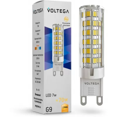 Лампочка светодиодная Capsule G9 7263 Voltega