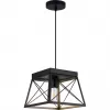 Подвесной светильник Kaizer 3004/08/01P черный Stilfort