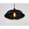 Подвесной светильник Arigio LDP 6862-450 BK конус черный Lumina Deco