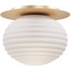 Стеклянный потолочный светильник Reels MOD268CL-01G форма шар белый Maytoni
