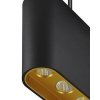 Подвесной светильник Eloi 8004/3P-BK-GD цилиндр желтый Lumien Hall