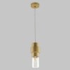 Стеклянный подвесной светильник Castle MD.23472-1-P SGD прозрачный цилиндр Imex