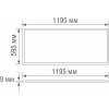 Светодиодная панель PRISMA DL18015WW1YG белый
