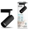 Трековый светильник Track Lights LED TR069 цилиндр черный Gauss