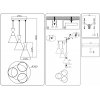 Стеклянный подвесной светильник Traditional TR3175 цвет янтарь конус Ambrella