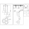 Стеклянный подвесной светильник Traditional TR3175 конус цвет янтарь Ambrella