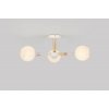 Стеклянная потолочная люстра Chiara 9180-303 белая Rivoli
