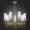 Стеклянная подвесная люстра Acazio SL1159.303.07 цилиндр прозрачная ST Luce