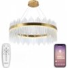 Хрустальная подвесная люстра Smart Нимбы LED LAMPS 81262 прозрачная Natali Kovaltseva