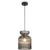 Стеклянный подвесной светильник Layla FR5558PL-01SM цилиндр Freya