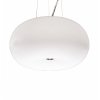 Стеклянный подвесной светильник Sufitowa LDP 6091-380 WT форма шар белый Lumina Deco