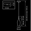 Стеклянный подвесной светильник PENTOLA 803020 белый Lightstar