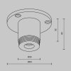 Основание для накладного монтажа Accessories for system Shelf CA022BO-B Maytoni