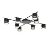 Потолочная люстра Berty 8362/8C черная цилиндр Lumion