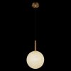 Стеклянный подвесной светильник Float 10429/250 форма шар белый Loft It