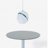 Стеклянный подвесной светильник Venture V2011-1P форма шар белый