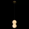 Подвесной светильник Beads 10530/2P форма шар бежевый Loft It