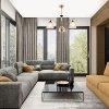 Стеклянная подвесная люстра Actinidia 2123/3P белая Escada