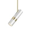 Подвесной светильник Sauris LH8020/1P-WT-GD цилиндр белый Lumien Hall