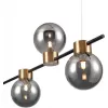 Стеклянный подвесной светильник Ideale VL5872P24 форма шар Vele Luce
