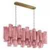 Стеклянная подвесная люстра Murano 10580/1000R Pink Loft It Стеклянная подвесная люстра Murano 10580/1000R Pink Loft It
