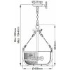 Стеклянная подвесная люстра Roux QN-ROUX3-NBR цилиндр прозрачная Kichler