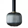 Стеклянный подвесной светильник IRIS 2070-B+BL черный Loft It