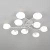Стеклянная потолочная люстра Флорида CL148190 белая Citilux